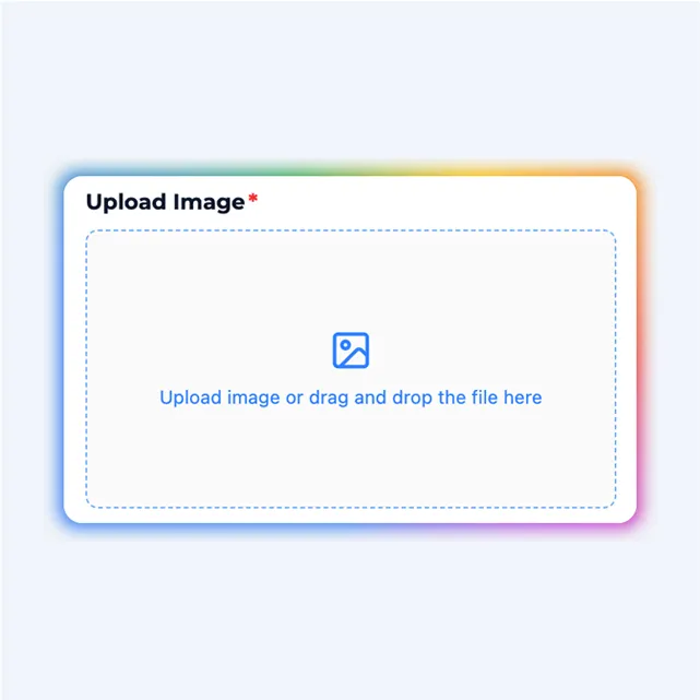 Interface to upload full-body character image for AI dance generation